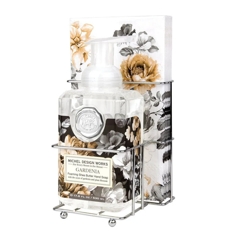 Michel Design Works Foaming Hand Soap and Napkin Set - Heritage-Boutique.com