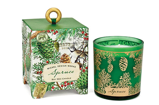 Michel Designs Spruce Soy Candle 6.5oz - Heritage-Boutique.com