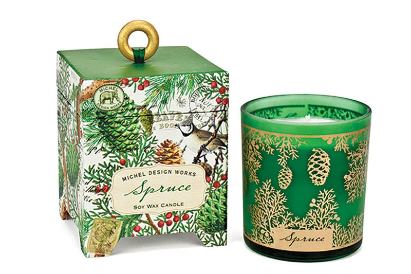 Michel Designs Spruce Soy Candle 6.5oz - Heritage-Boutique.com