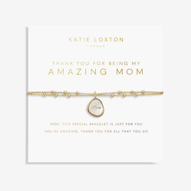 Katie Loxton My Moments 'Thank You For Being My Amazing Mom' Bracelet