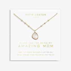 Katie Loxton My Moments 'Thank You For Being My Amazing Mom' Necklace
