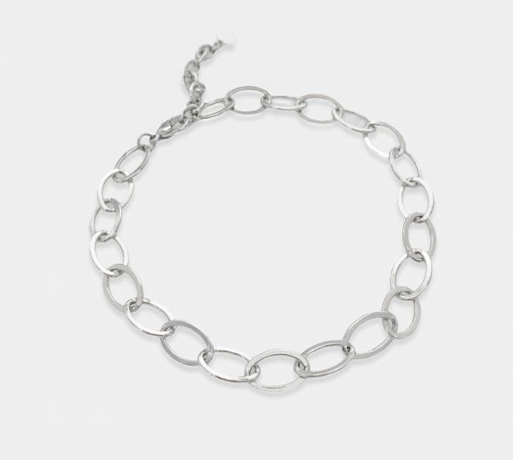 O Chain Anklet- Silver - Heritage-Boutique.com