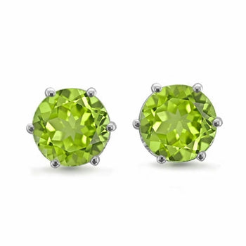 Silver Cubic Zirconia Stud Earrings