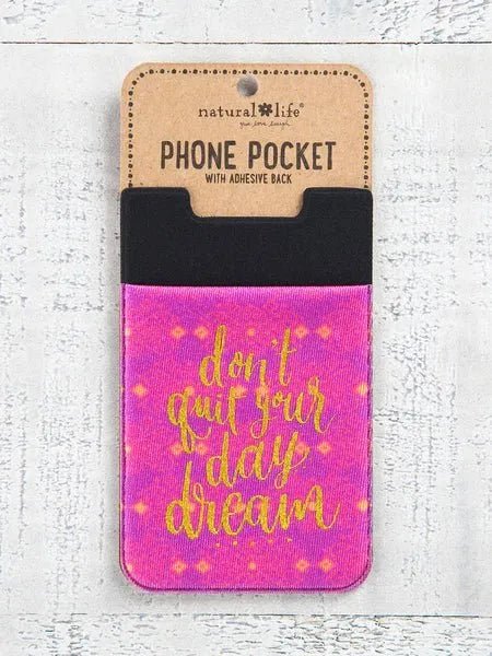 Phone Pocket "Don't Quit Your Day Dream" - Heritage - Boutique.com