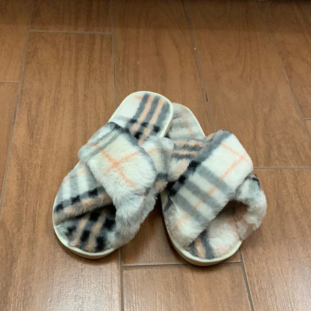 Plaid Slippers - Heritage - Boutique.com