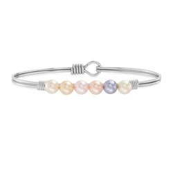 Luca and Danni Pastel Ombre Crystal Pearl Bracelet