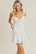 Romantic White Ruffle Dress - Heritage - Boutique.com
