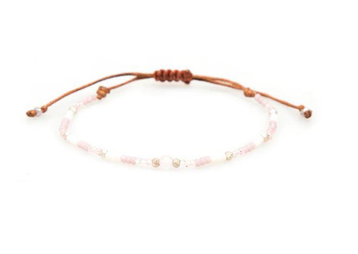 Rose Quartz Goddess Bracelet - Heritage-Boutique.com