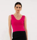 Scallop Edge Tank - Heritage - Boutique.com