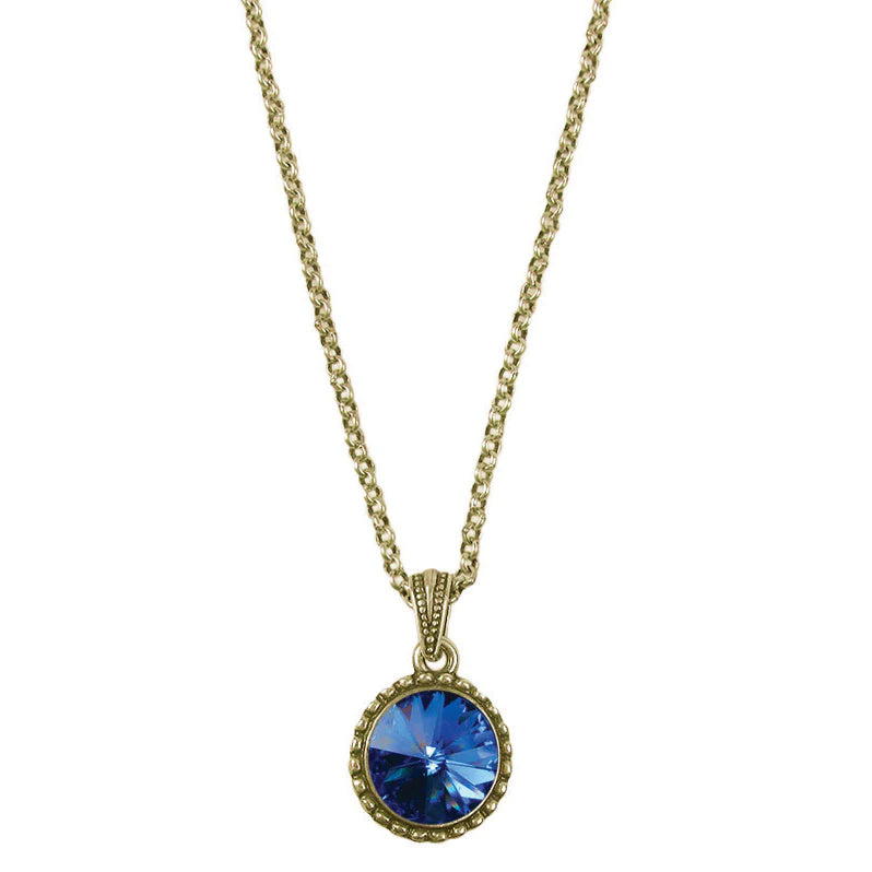 Wind and Fire Gold Birthstone Necklace