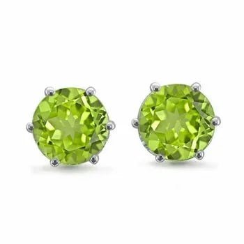 Silver Cubic Zirconia Stud Earrings - Heritage - Boutique.com