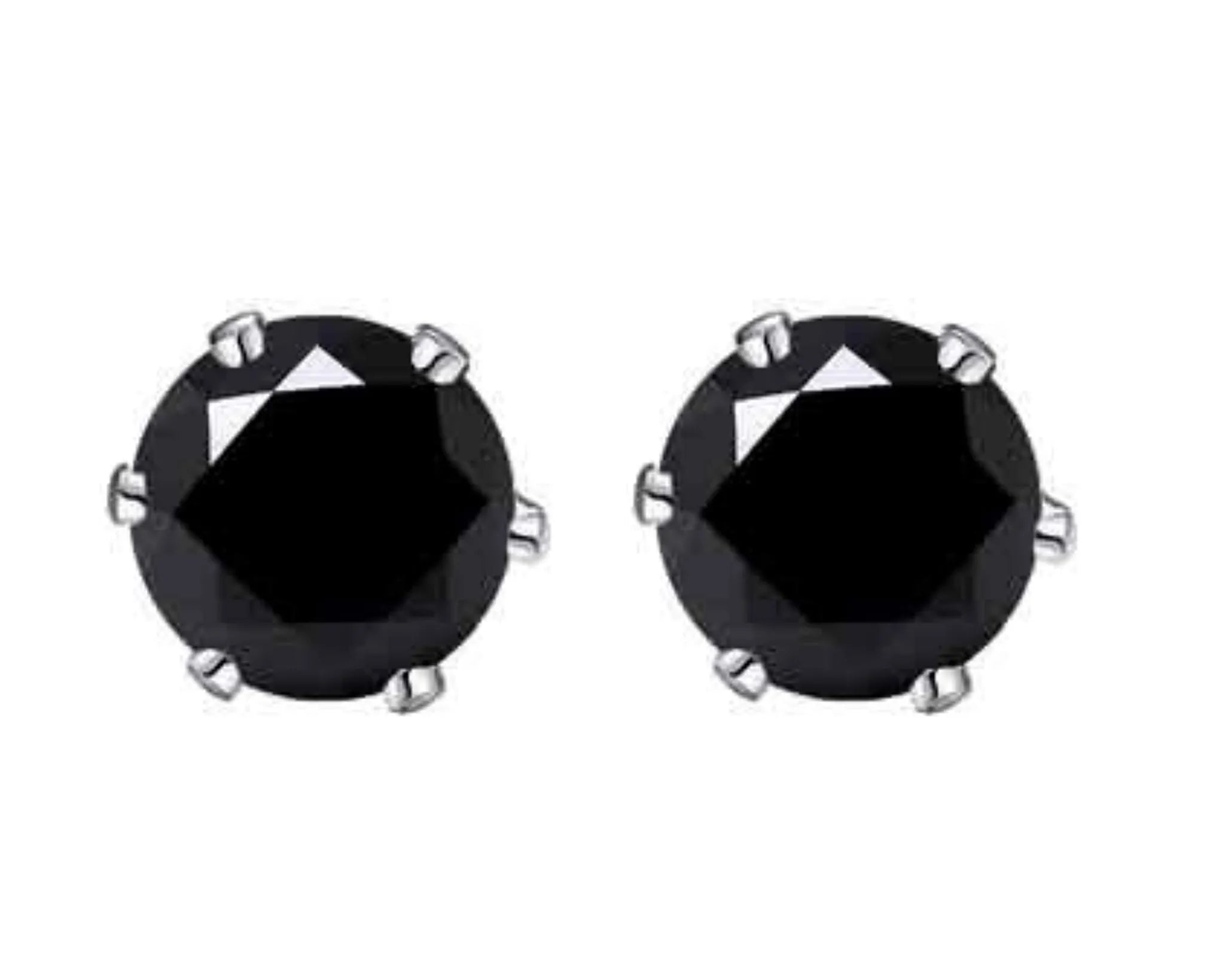 Silver Cubic Zirconia Stud Earrings - Heritage - Boutique.com