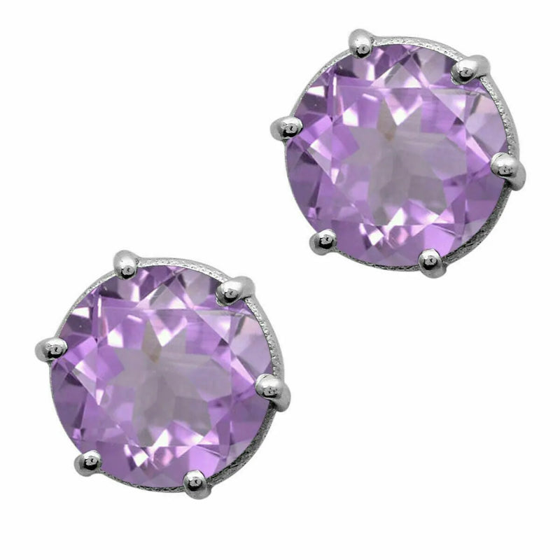 Silver Cubic Zirconia Stud Earrings - Heritage-Boutique.com