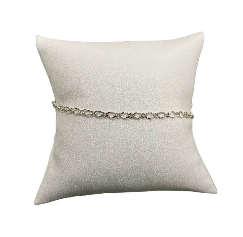 Simple Silver Chain Bracelet - Heritage-Boutique.com