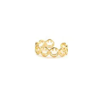 Smiley Face Ring- Gold - Heritage-Boutique.com