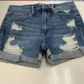 Sneak Peek Hi - Rise Medium - Dark Wash Denim Shorts - Heritage - Boutique.com