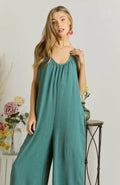 Solid Casual Jumpsuit - Heritage - Boutique.com