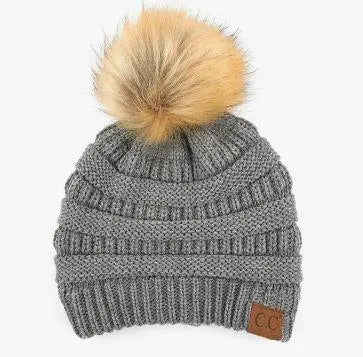 Solid Ribbed Knit Beanie - Heritage - Boutique.com