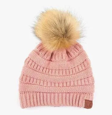 Solid Ribbed Knit Beanie - Heritage - Boutique.com