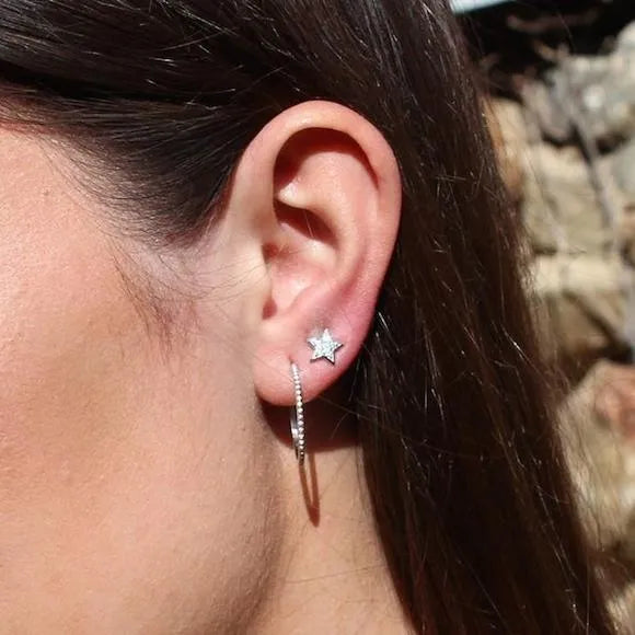 Starry Eyed Studs Silver - Heritage-Boutique.com