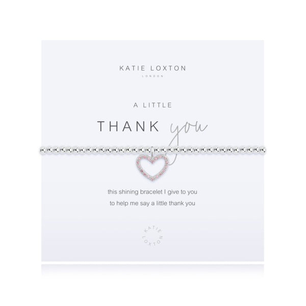 Katie Loxton A Little Thank You Silver Bracelet