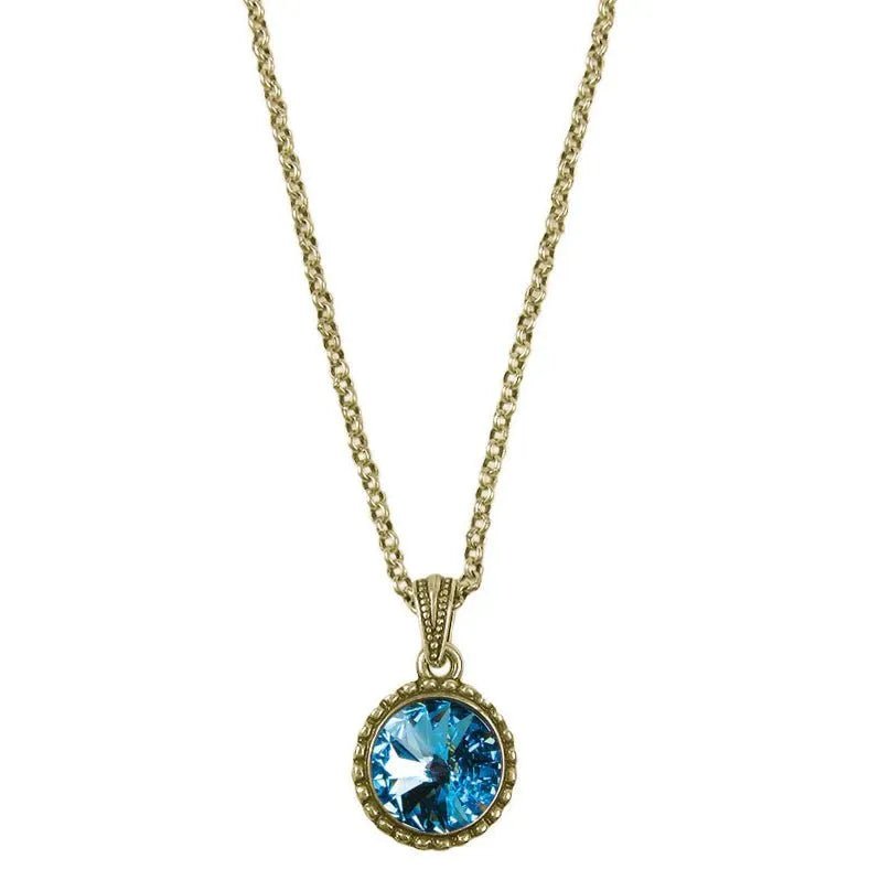 Wind and Fire Gold Birthstone Necklace - Heritage - Boutique.com