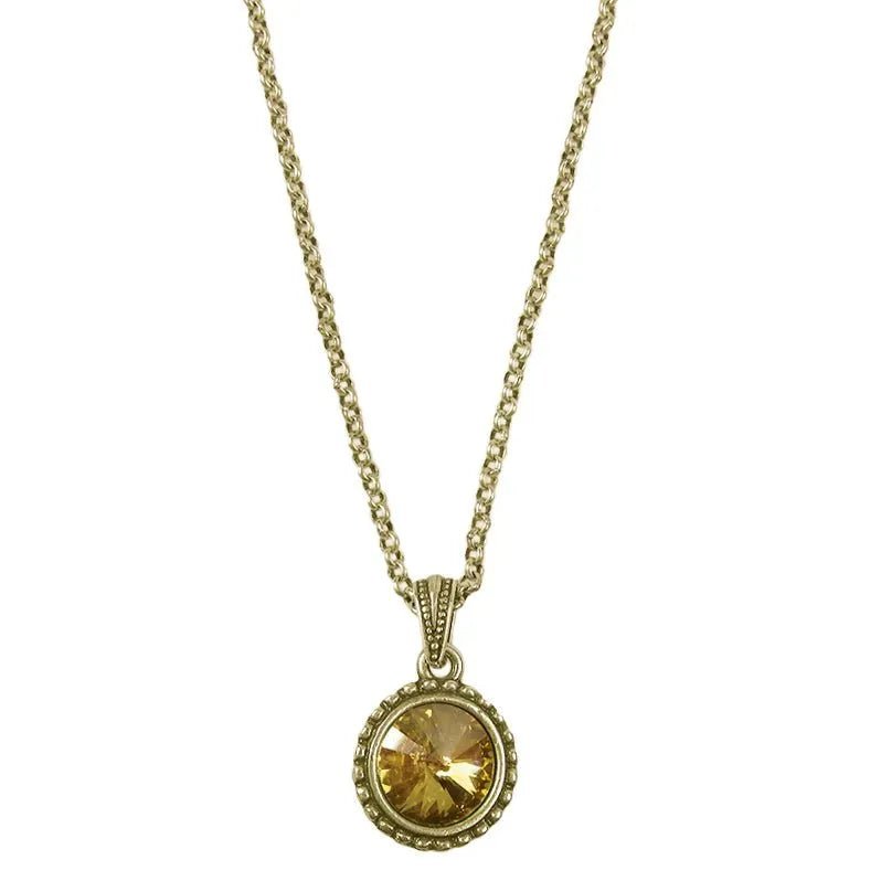 Wind and Fire Gold Birthstone Necklace - Heritage - Boutique.com