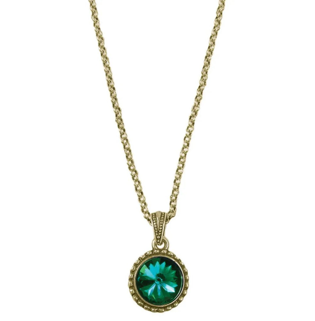 Wind and Fire Gold Birthstone Necklace - Heritage - Boutique.com