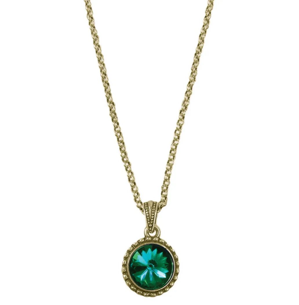 Wind and Fire Gold Birthstone Necklace - Heritage - Boutique.com