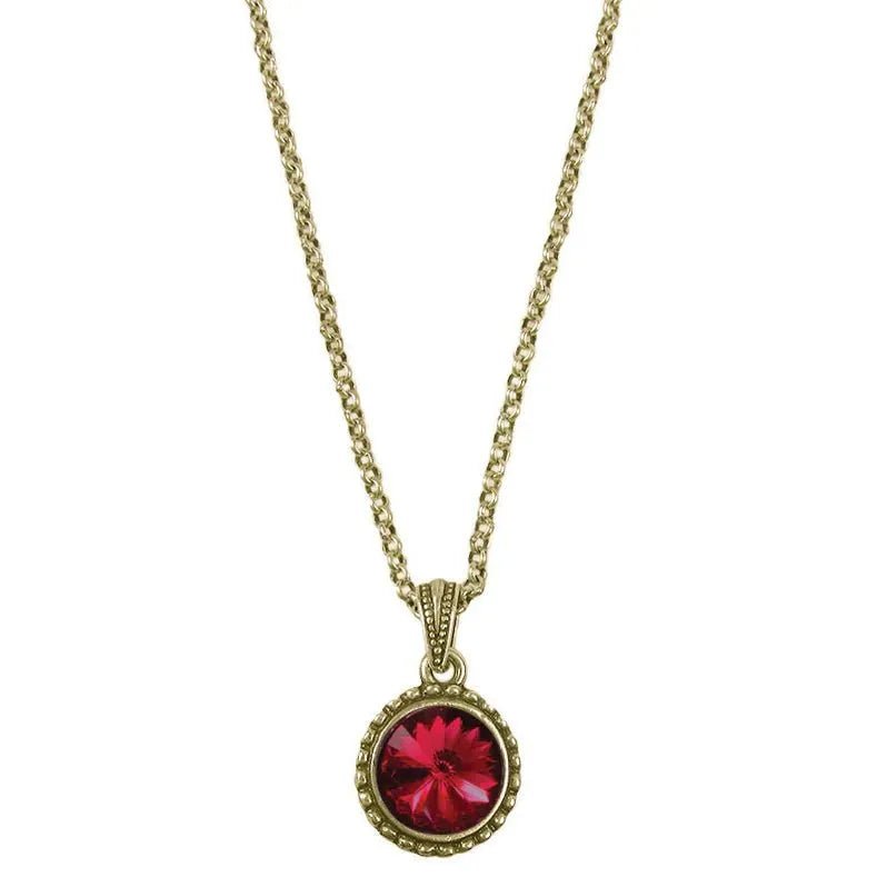 Wind and Fire Gold Birthstone Necklace - Heritage - Boutique.com