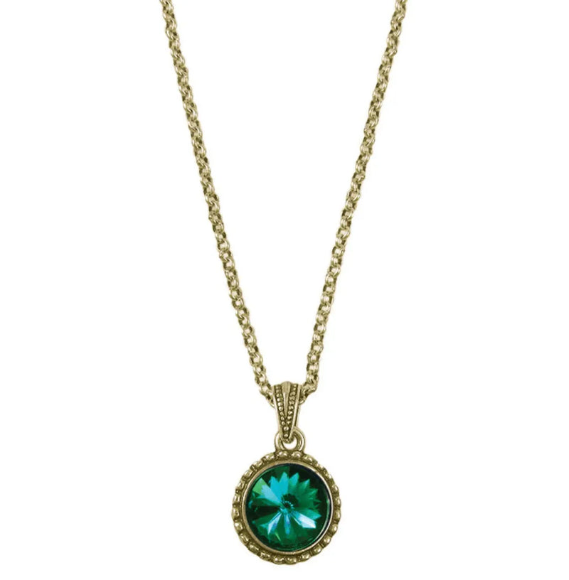 Wind and Fire Gold Birthstone Necklace - Heritage-Boutique.com