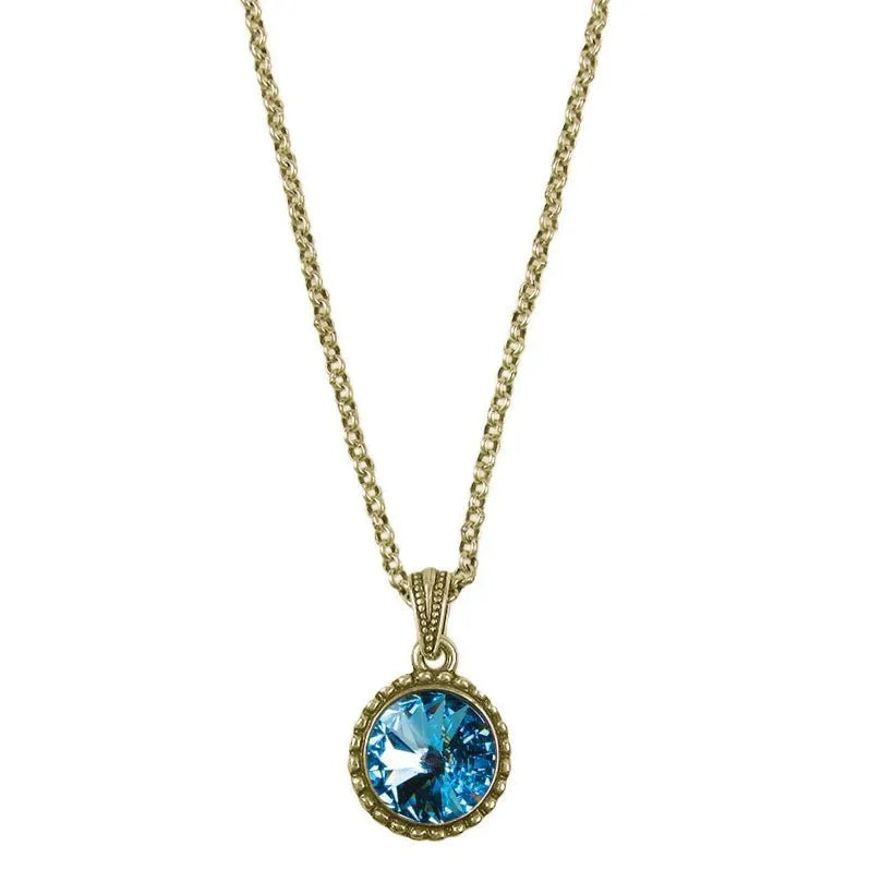 Wind and Fire Gold Birthstone Necklace - Heritage-Boutique.com