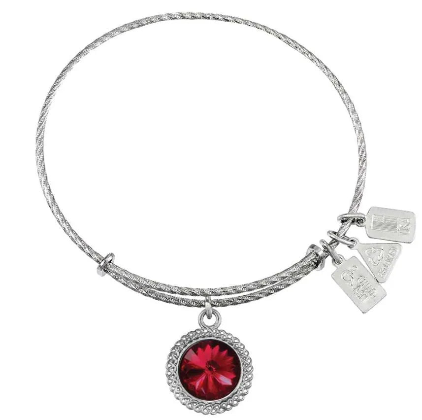 Wind and Fire Silver Birthstone Bracelet - Heritage - Boutique.com