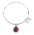 Wind and Fire Silver Birthstone Bracelet - Heritage - Boutique.com