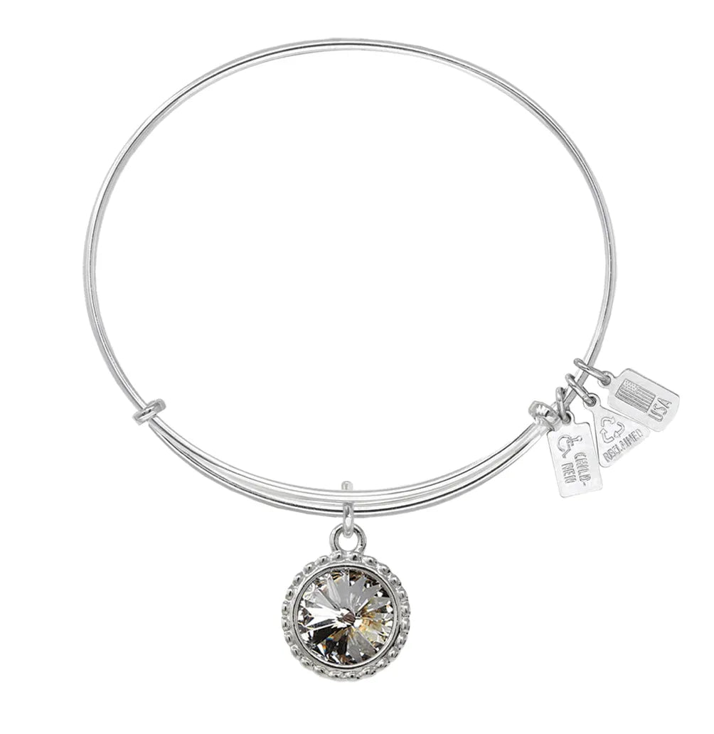 Wind and Fire Silver Birthstone Bracelet - Heritage - Boutique.com