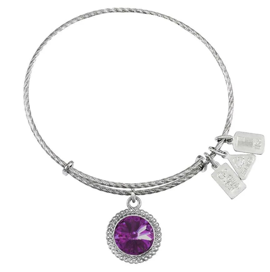 Wind and Fire Silver Birthstone Bracelet - Heritage - Boutique.com