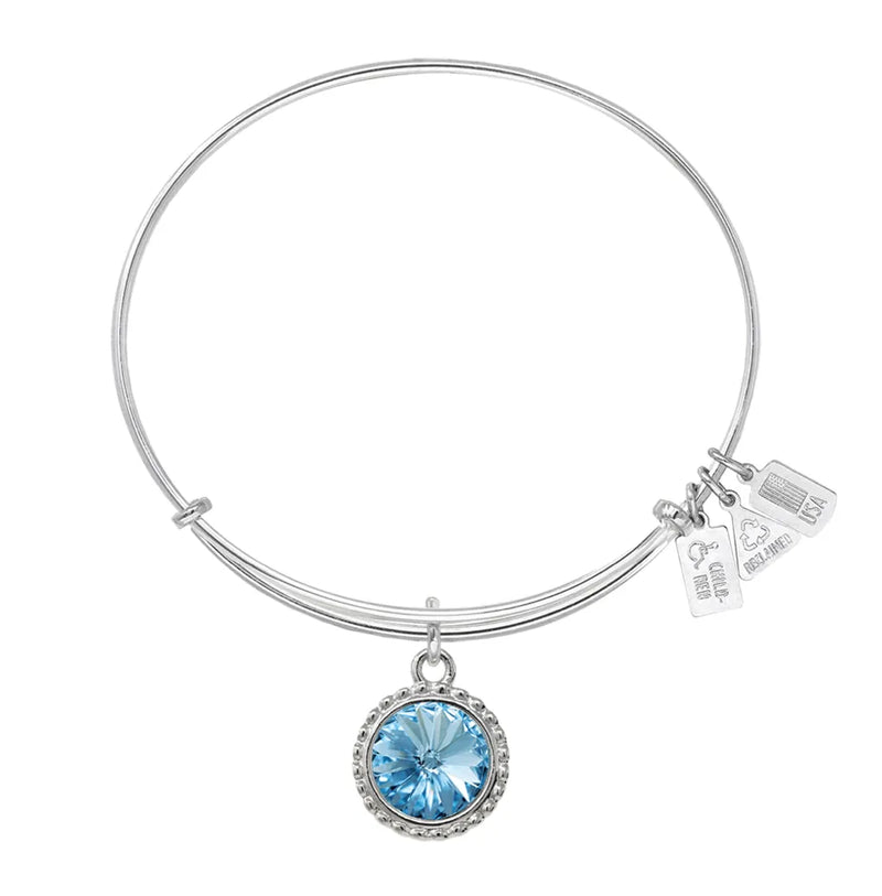 Wind and Fire Silver Birthstone Bracelet - Heritage-Boutique.com