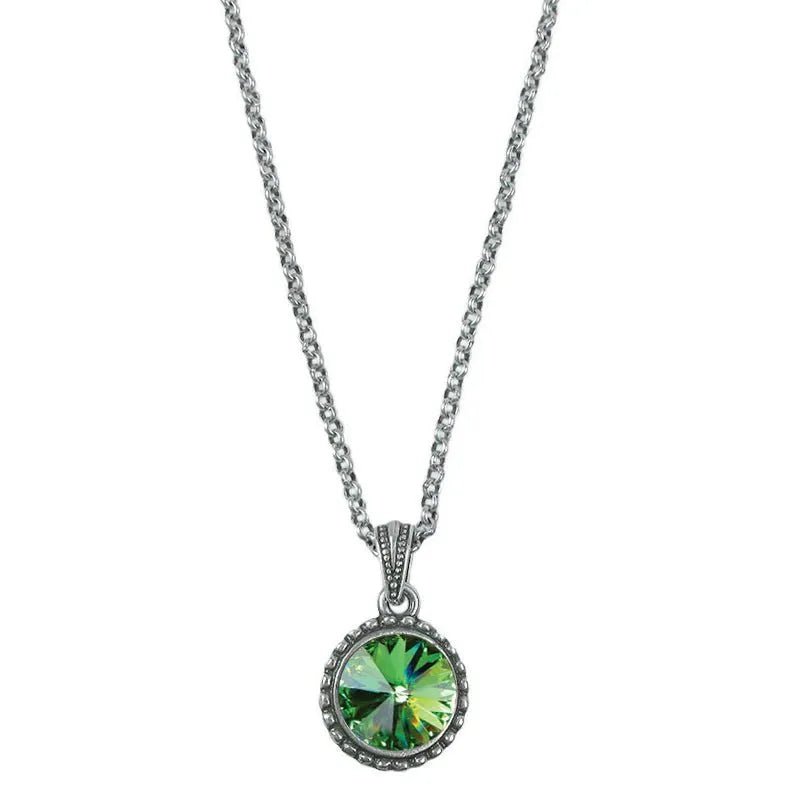 Wind and Fire Silver Birthstone Necklace - Heritage - Boutique.com