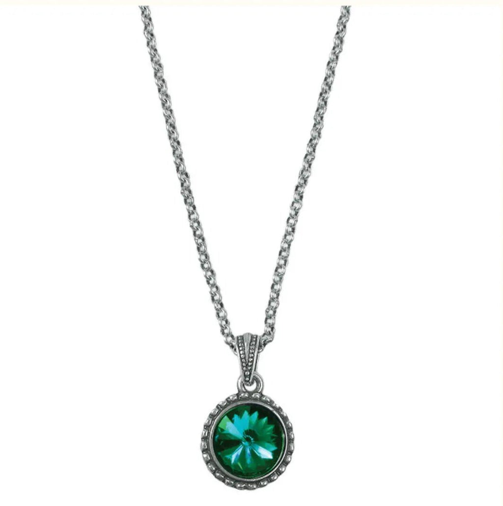 Wind and Fire Silver Birthstone Necklace - Heritage - Boutique.com