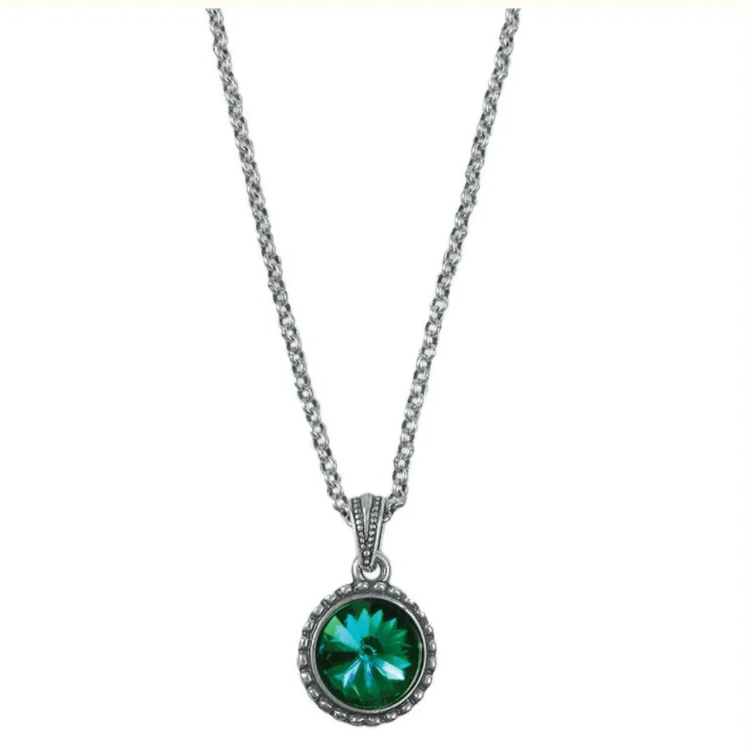 Wind and Fire Silver Birthstone Necklace - Heritage - Boutique.com