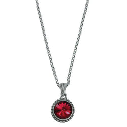 Wind and Fire Silver Birthstone Necklace - Heritage-Boutique.com