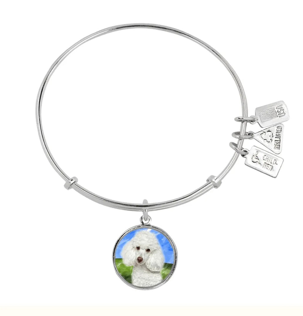 Wind and Fire Silver Dog Breed Bracelet - Heritage - Boutique.com