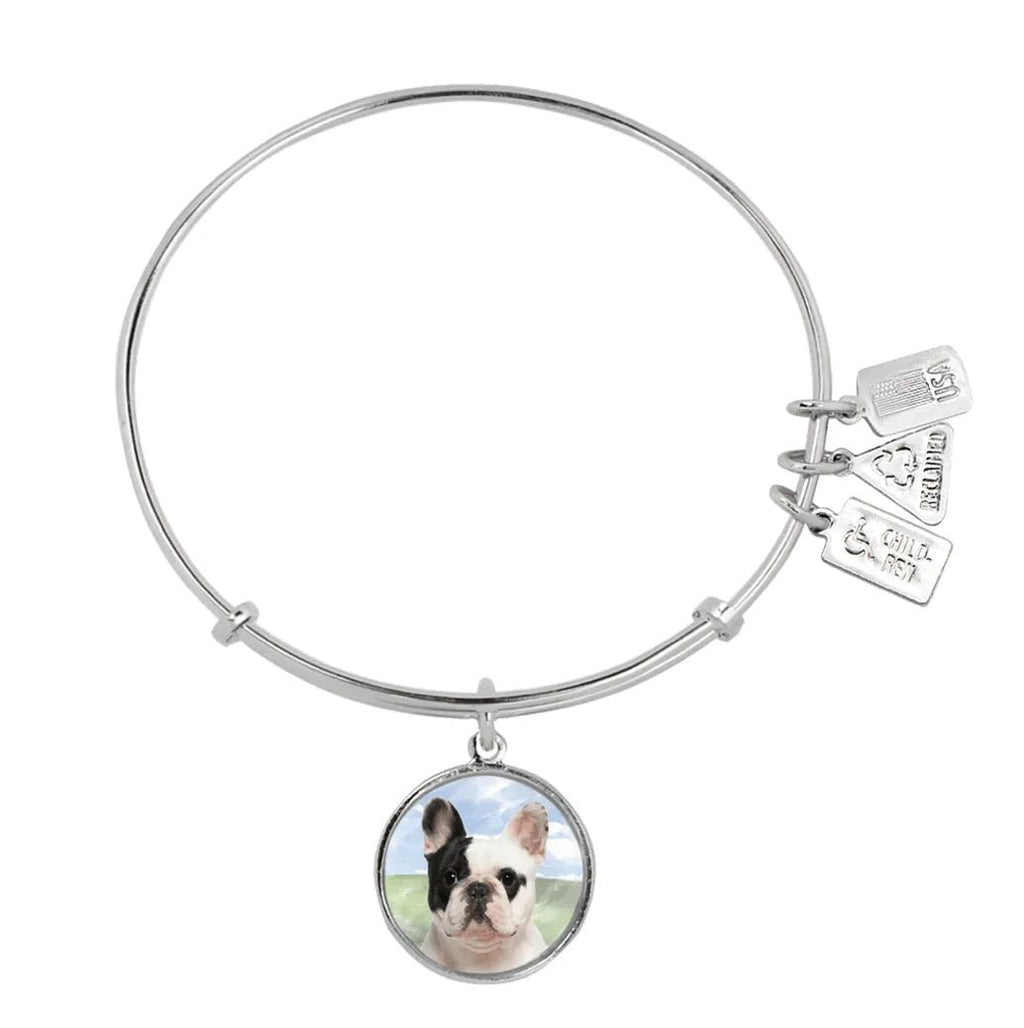 Wind and Fire Silver Dog Breed Bracelet - Heritage - Boutique.com