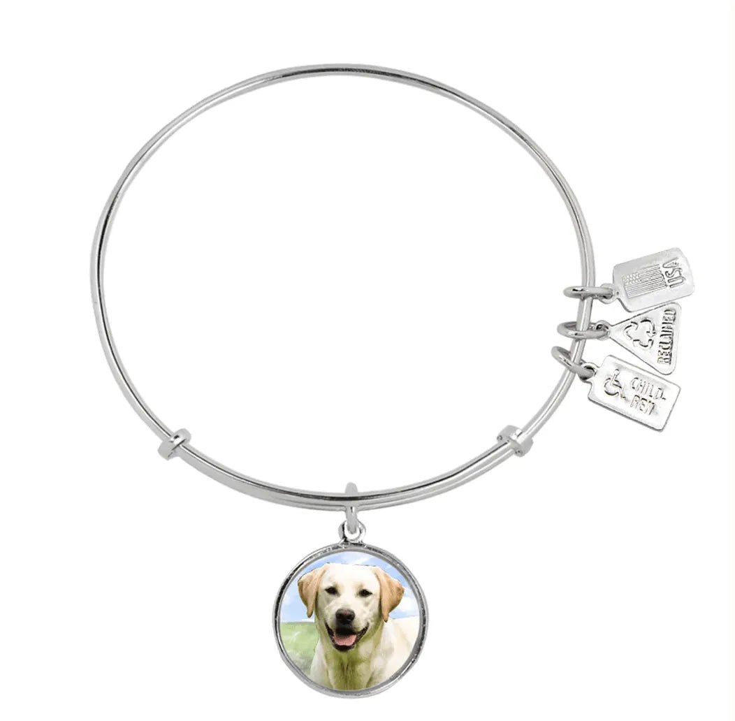 Wind and Fire Silver Dog Breed Bracelet - Heritage - Boutique.com
