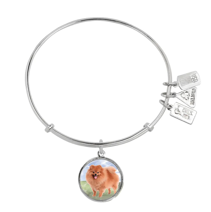 Wind and Fire Silver Dog Breed Bracelet - Heritage-Boutique.com