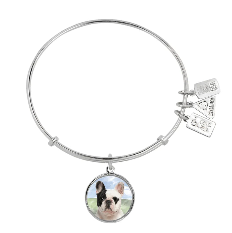 Wind and Fire Silver Dog Breed Bracelet - Heritage-Boutique.com