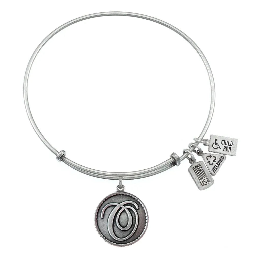 Wind and Fire Silver "Love Letters" Initial Bracelet - Heritage - Boutique.com