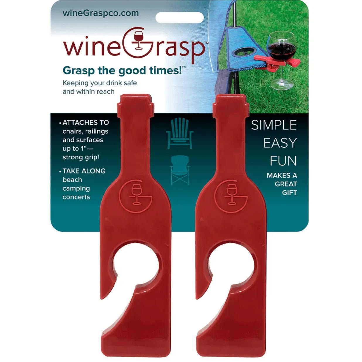 Wine Grasp Chair Clip - Heritage - Boutique.com