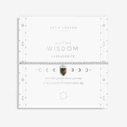 Katie Loxton Affirmation Crystal A Little 'Wisdom' Labradorite Bracelet
