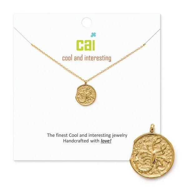 Zodiac Coin Necklace - Heritage - Boutique.com